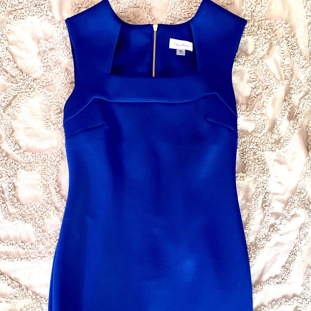 Calvin Klein Vibrant Blue Dress